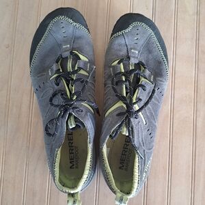 Merrell Barefoot Contour Glove Castle Rock Lightweight Suede Vibram Sneakers